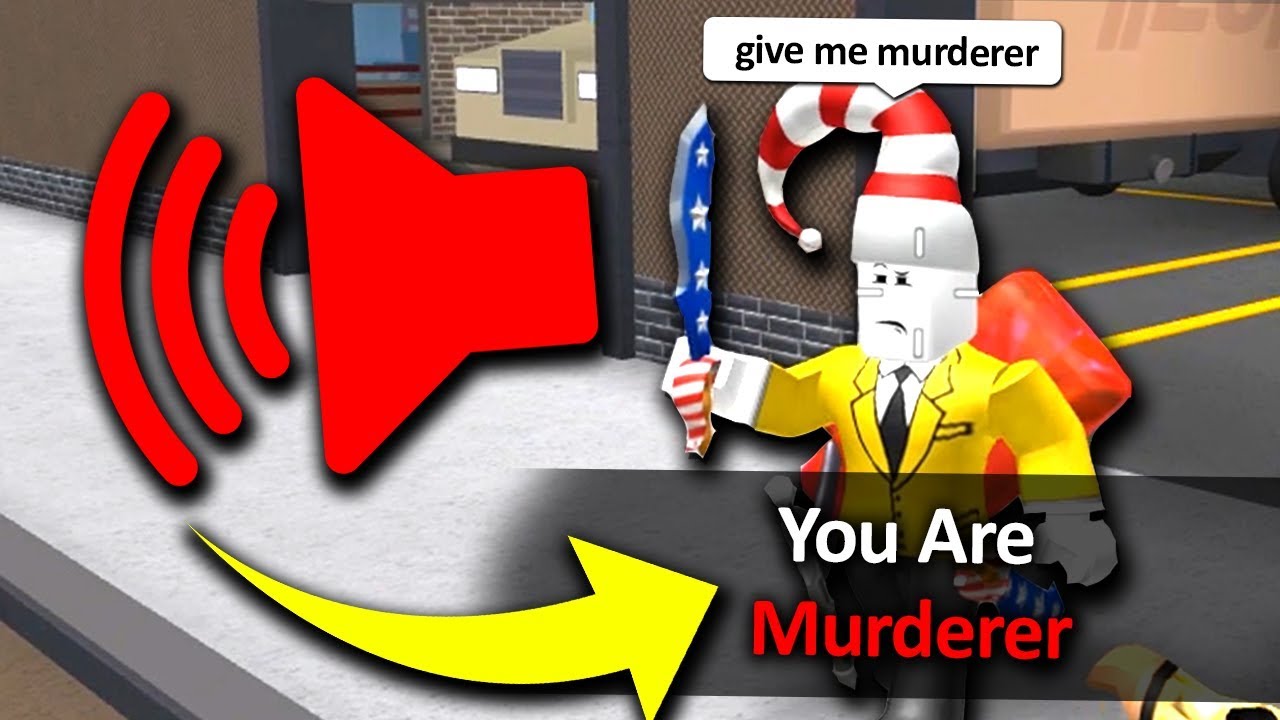 Giving Myself Murderer With Voice Commands Youtube - roblox voice commands