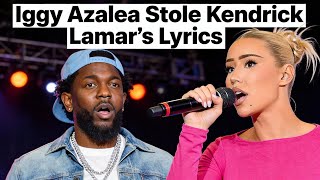 Famous Iggy Azalea Exposed For Using Kendrick Lamar Lyrics During Freestyle Full Of GIBBERISH Wealth