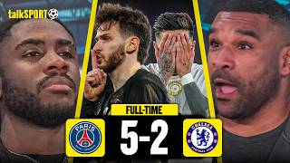'IT'S GAME OVER!' Live Goals REACTION as PSG score FIVE against Chelsea!