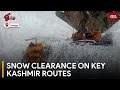 Kashmir valleys winter pass closures mughal road and srinagarkargil highways snow clearance