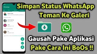 Cara menyimpan Status wa Tanpa aplikasi di hp samsung j2 prime