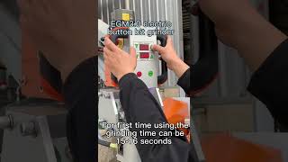 operation video of EGM3.0 drill bits grinding machine