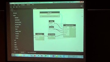 Demonstrating using Dynamo with Revit