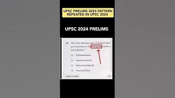 🤩🤩This UPSC 2024 Prelims  history tough question is a repeated topic from upsc 2023 prelims