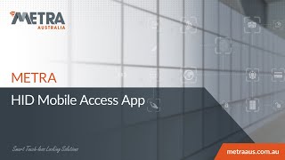 METRA   HID Mobile Access App Demo screenshot 1