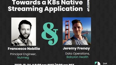 Towards a K8s Native Streaming Application