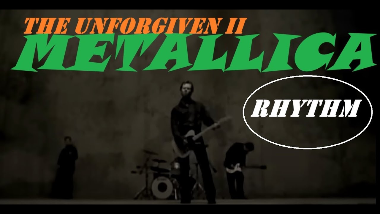 The Unforgiven II - Rhythm Guitar, Band and Vocals - Backing Track For Guitar -  Study For Free