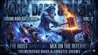 HARD, DARK & NASTY VOL: 2 - Hardest Drum & Bass # Tech Step # Skull Step # Dark Step - Live Mix 2026