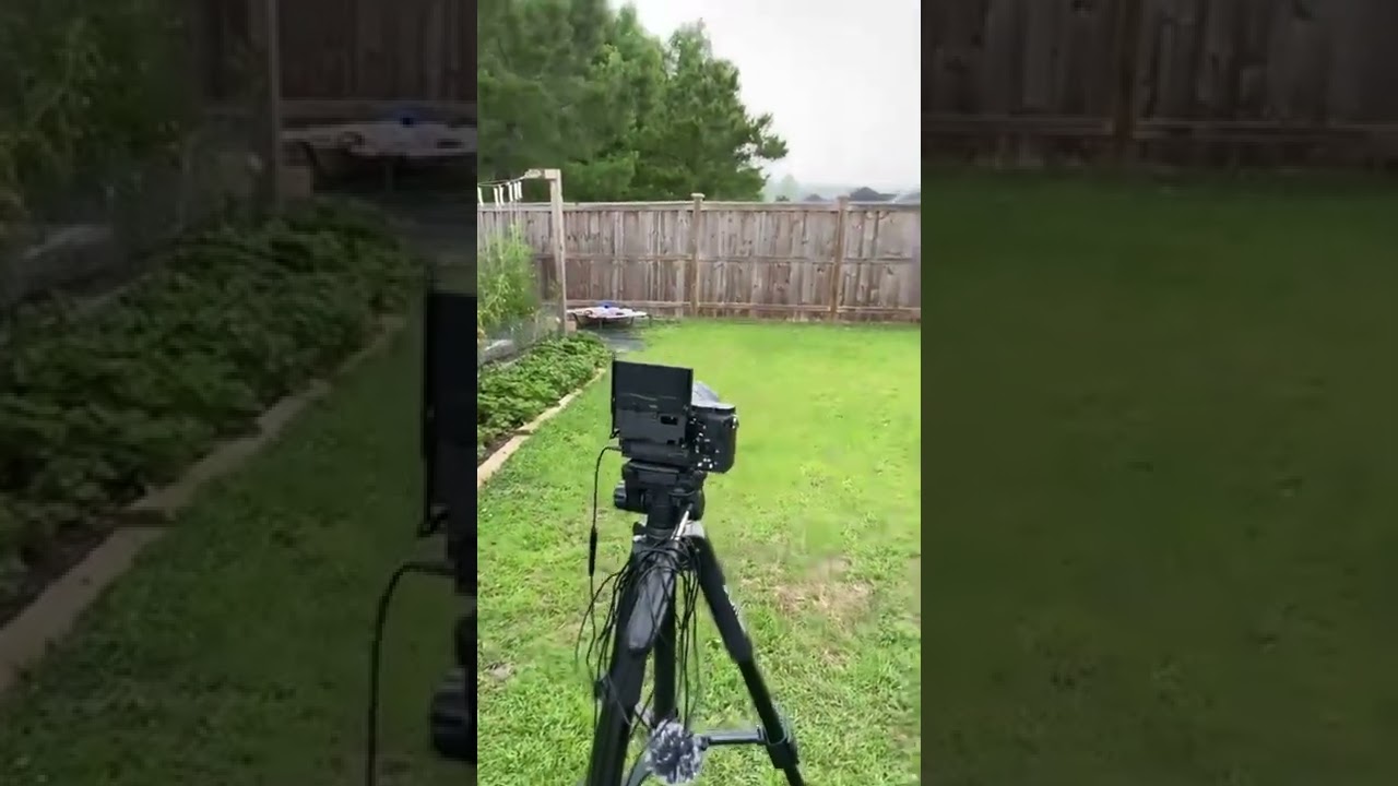 Watch This RAIN WALL Come At Me! Amazing! 😮🌧