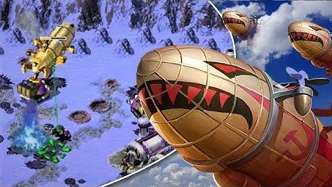 Red Alert 2 Online Multiplayer - Kirov Reporting in Extra Small map