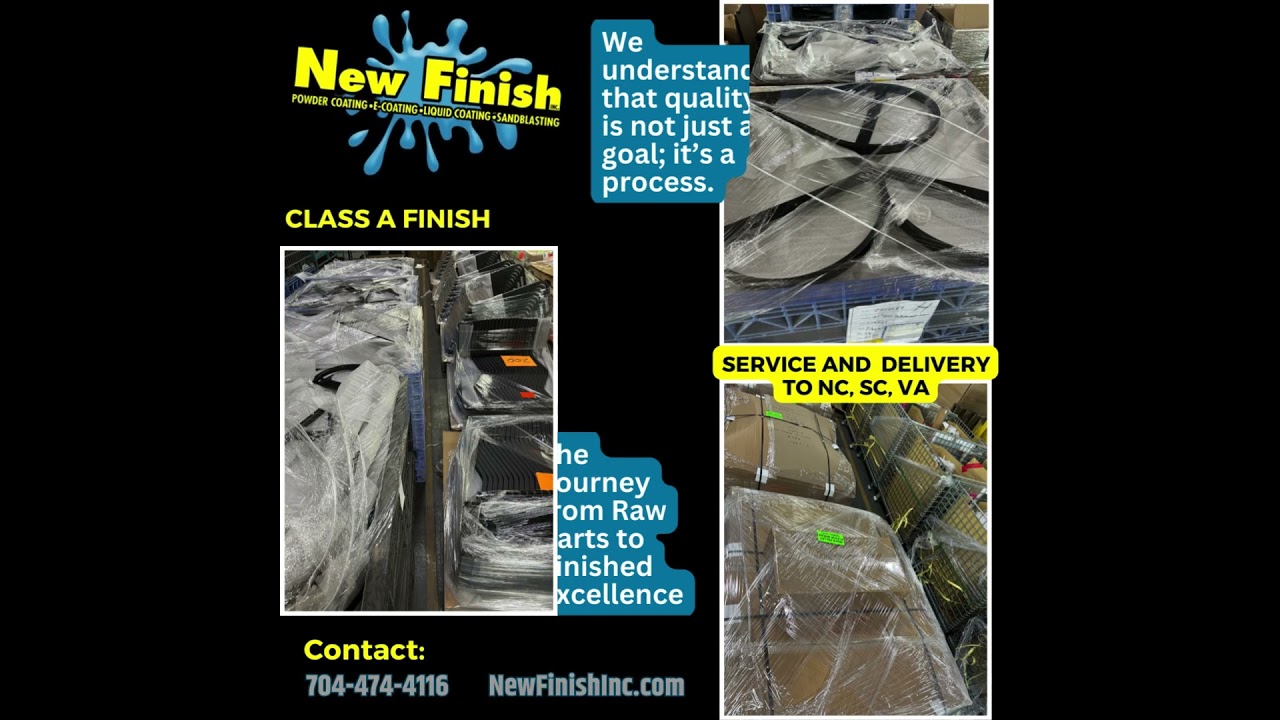 The Journey from Raw Parts to Finished Excellence: New Finish Inc. Delivers Premium Coating Services