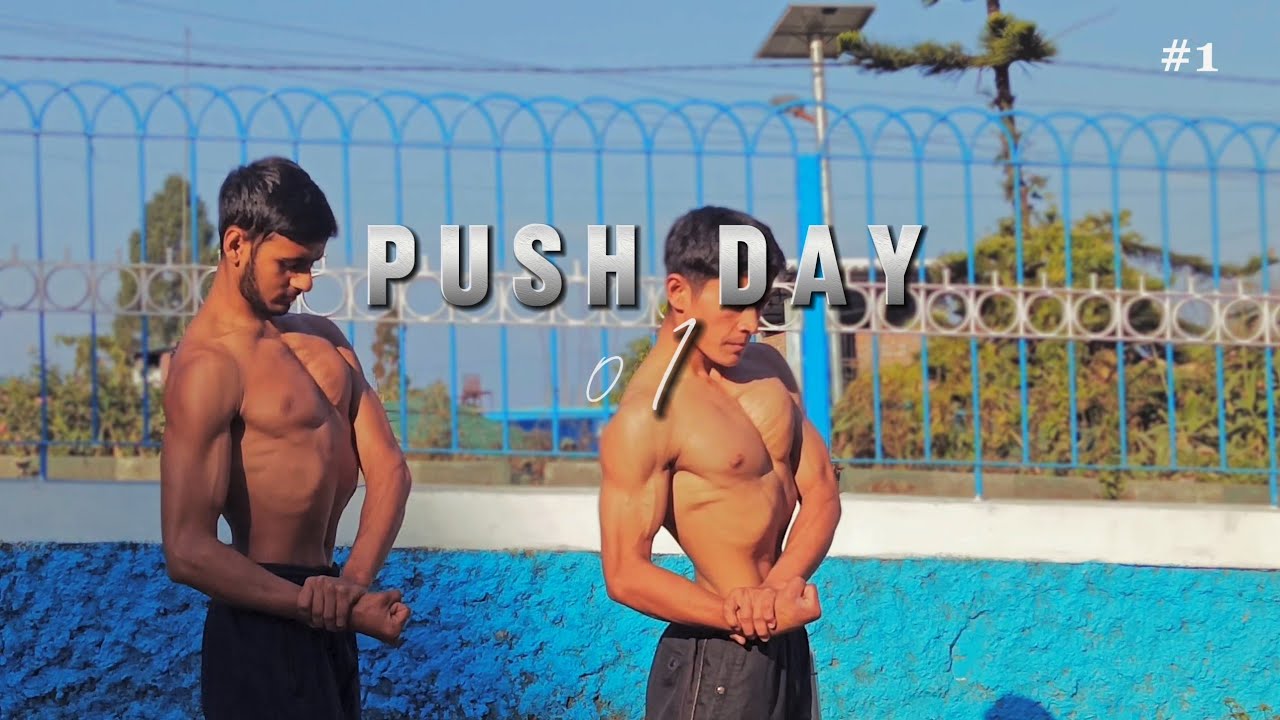 Day 1 | Push Day Workout 💪 | Starting My Fitness Journey 🤩 - YouTube