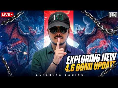 🔴 BGMI 4.6 NEW UPDATE LIVE 🔥 | Midnight Hunters + Rank Push 😈