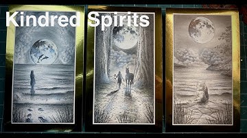 Stampscapes Triptych: Kindred Spirits (overview)