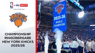 Knicks Championship Players Receive Their Rings | NBA