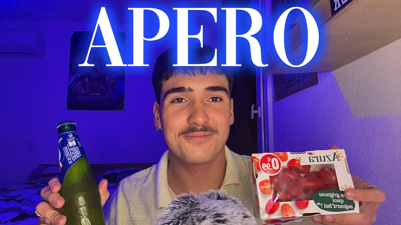 ASMR APERO (j'fais l'apéro et on discute de YouTube en général)