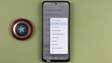 How to double tap the fingerprint sensor to open the flash on Xiaomi Redmi Note 11 Android 12