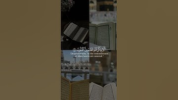 الذين ءامنوا و تطمئن قلوبهم بذكر الله من سورة الرعد بصوت الشيخ عادل ريان