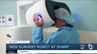 Surgical robot debuts at Sharp Memorial Hospital