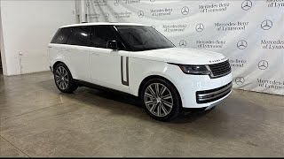 Pre-owned 2023 Land Rover Range Rover Lynnwood WA Seattle, WA #P6311 - SOLD