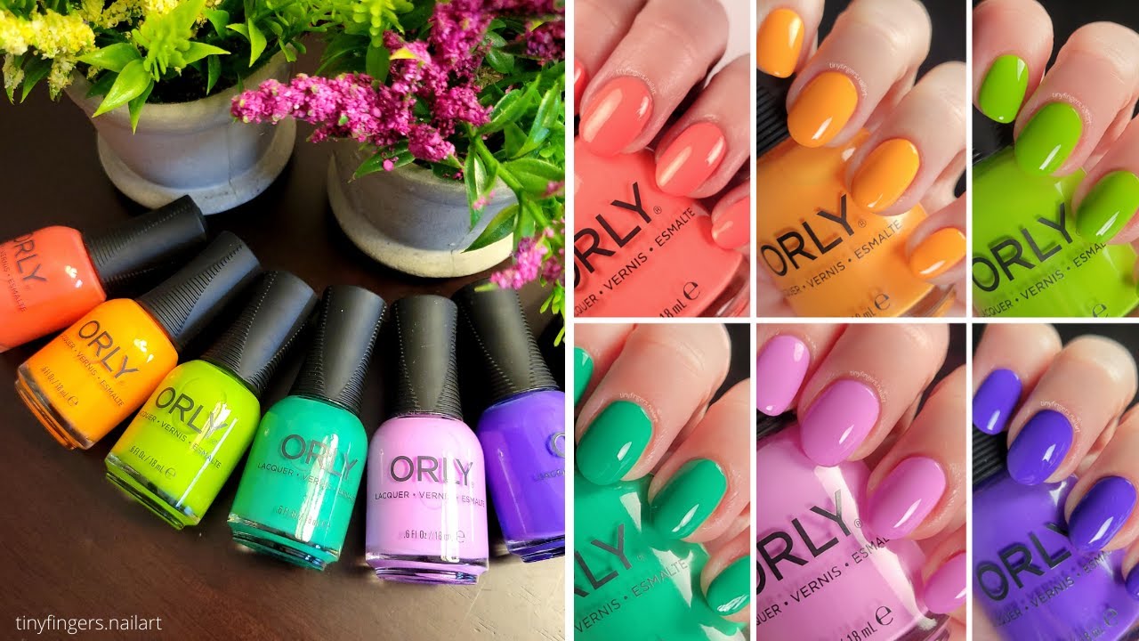 Orly Summer 2021 Electric escape collection |Swatch & review