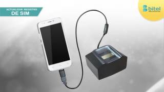 BITEL mBCCS BioBCCS GUIA DE USO SCANNER BIOMETRICO ACTUALIZAR SIM screenshot 1
