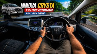 Toyota Innova Crysta 2.8L Diesel Automatic POV Drive 🔥 | Real World Performance Malayalam