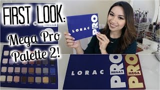 LORAC Mega Pro Palette 2 ! | First Look & Swatches !