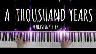 A Thousand Years - Christina Perry (Full Piano Tutorial) #athousandyears