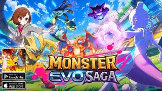 Monster Evo Saga Gameplay - Android Pokemon Style RPG