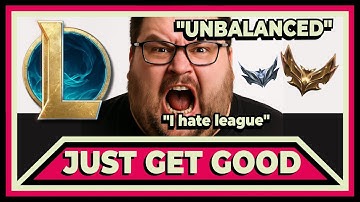 League is not Unbalanced, you are just BAD!