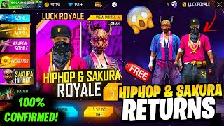 🥳 Finally HipHop Bundle Return Confirm | Free Fire Hiphop Bundle Return Date | Free Fire New Event