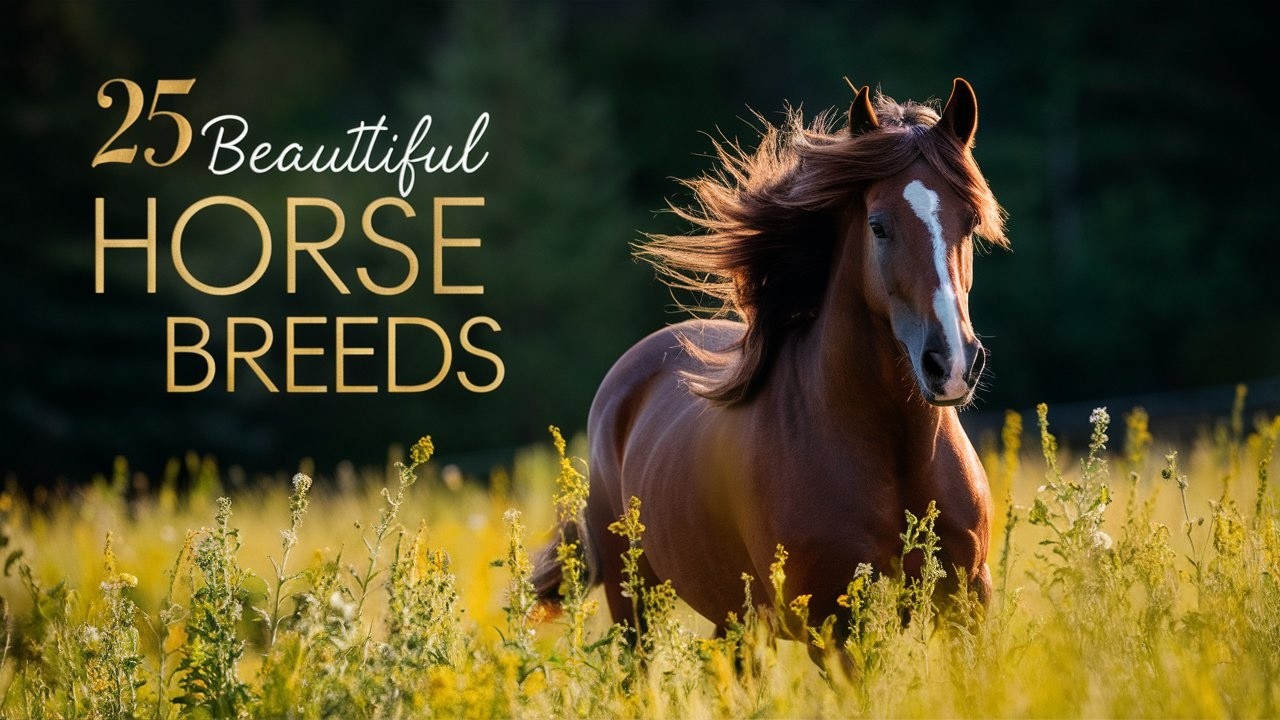 25 Most Beautiful Horse Breeds In The World | Horse Lovers | Equestrian | Pet Lover