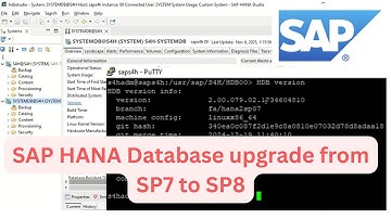 SAP HANA Database Upgrade from SP7 to SP8 Step-by-Step | HANA Version Upgrade Guide for Basis Admins