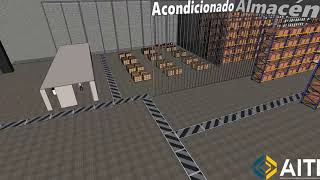 Modelado 3D - Almacén Industrial