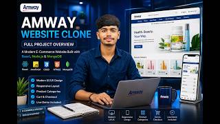 Amway Website Clone - Built with React.js