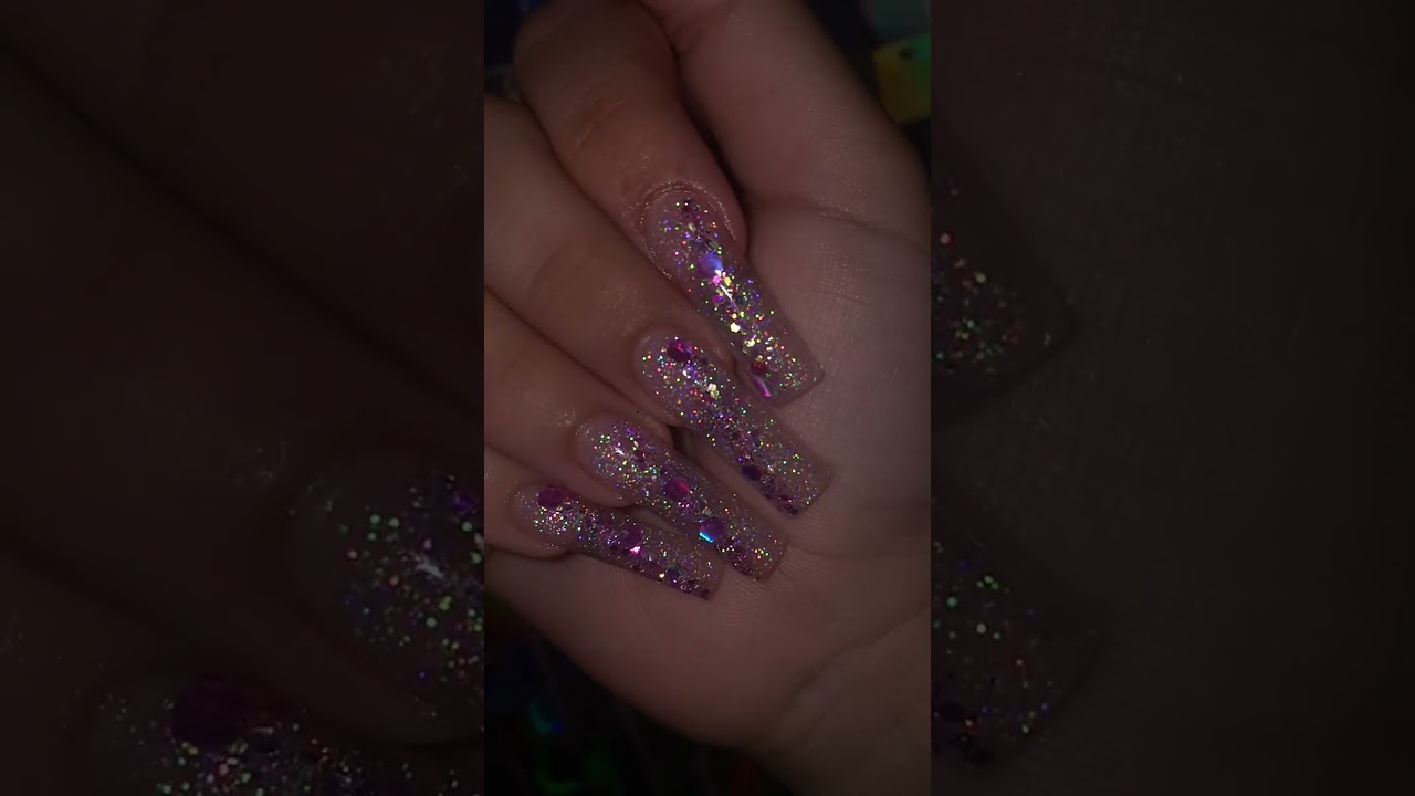 Glitter Set with Crystal Clear Bubbles 