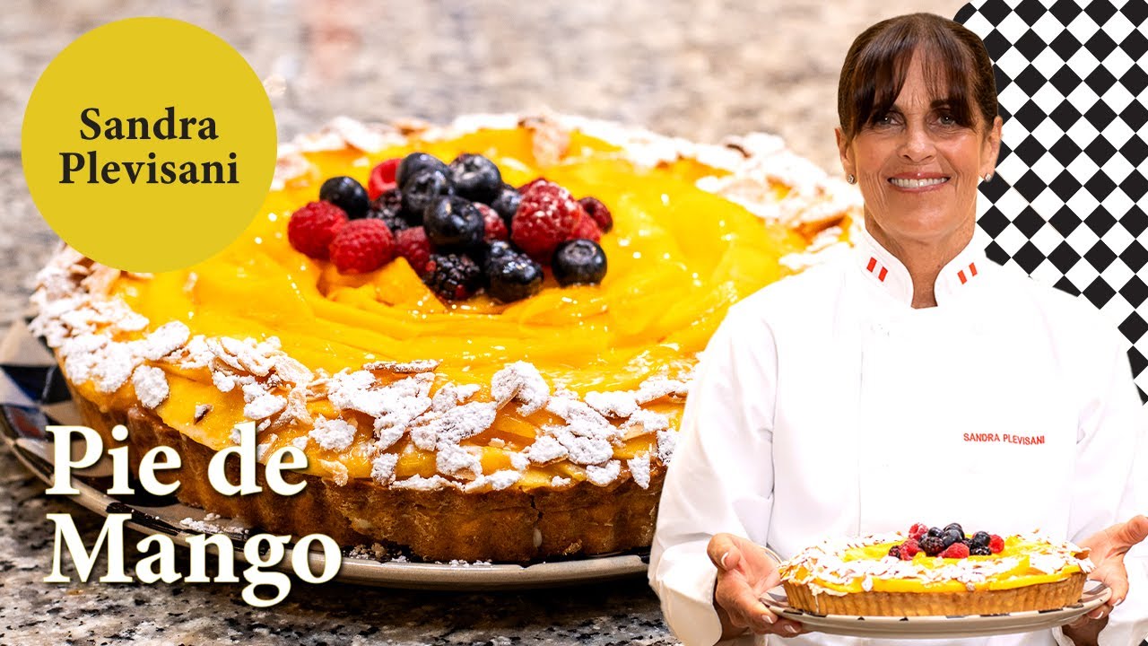 Pie de mango y limón paso a paso, perfecto para este verano | Sandra Plevisani