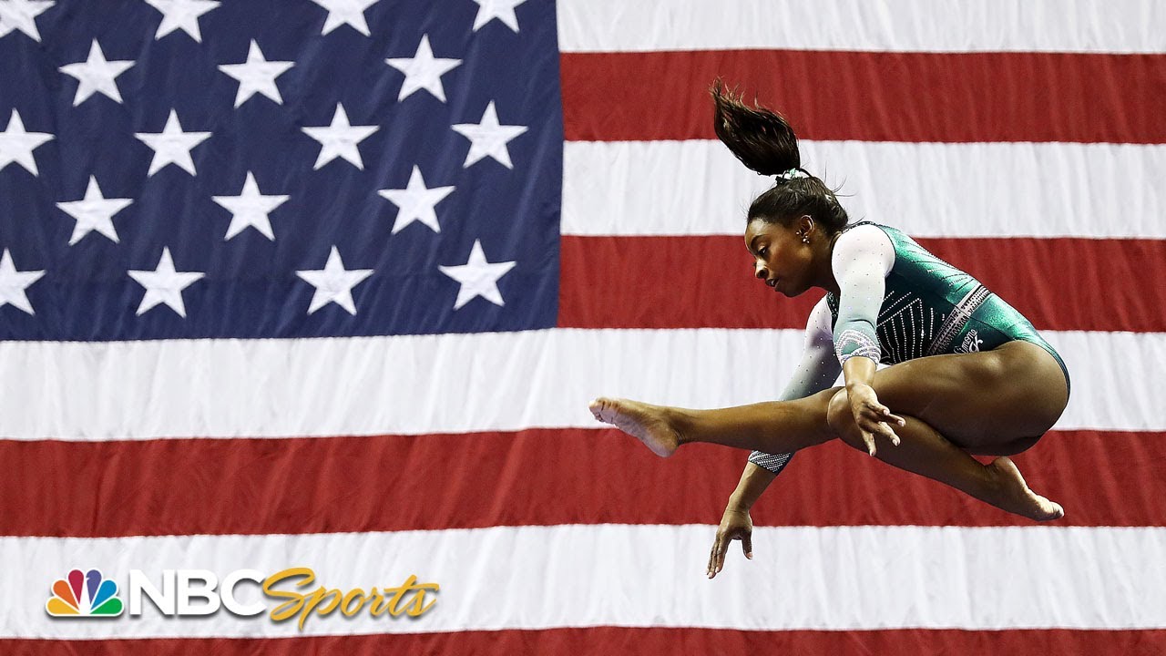 Simone Biles Earns 6th US All-Around Gymnastics Title With Historic Triple-Double
