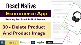 Delete Product And Image API React Native Ecommerce App Mern Stack Project Mern App