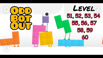 Odd Bot Out Level 51 to 60 | Walkthrough | Play Like a Prince