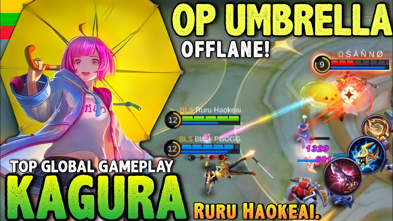 OP Umbrella With Execute! Top Global KAGURA Ranked Gameplay BEST