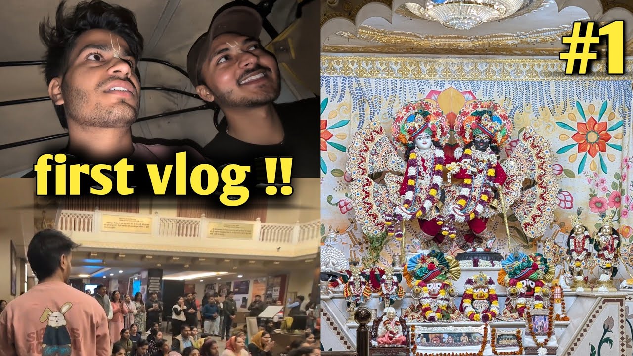 My First Vlog | Mandir Visit | New Journey Start 🙏 #vlog 