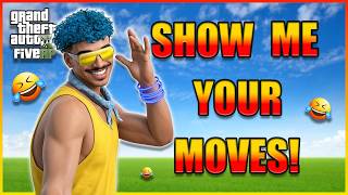 Annoying ANGRY roleplayers with my dance parties (GTA RP TROLLING)