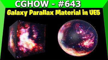 Galaxy Parallax Material in UE5 Tutorial | Download Files