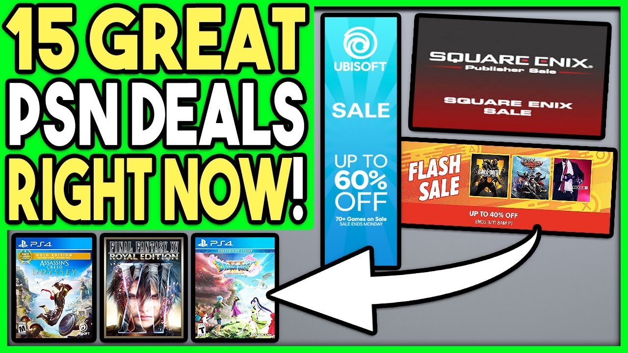 15 GREAT PSN STORE DEALS AVAILABLE RIGHT NOW 3 PSN PS4 GAME SALES