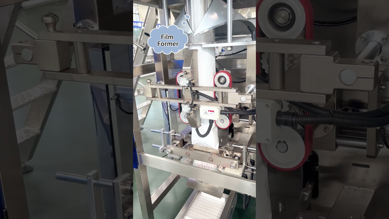 📦 1000g Granules Gusset Bag Back Seal Packaging Machine（VFFS+Multihead Weigher)