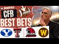 Championship Saturday EARLY Picks! | BYU vs Texas Tech | Miami OH vs Western Michigan