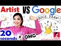 Artist VS Google Ai | Quick, Draw! ❤ Fun Art