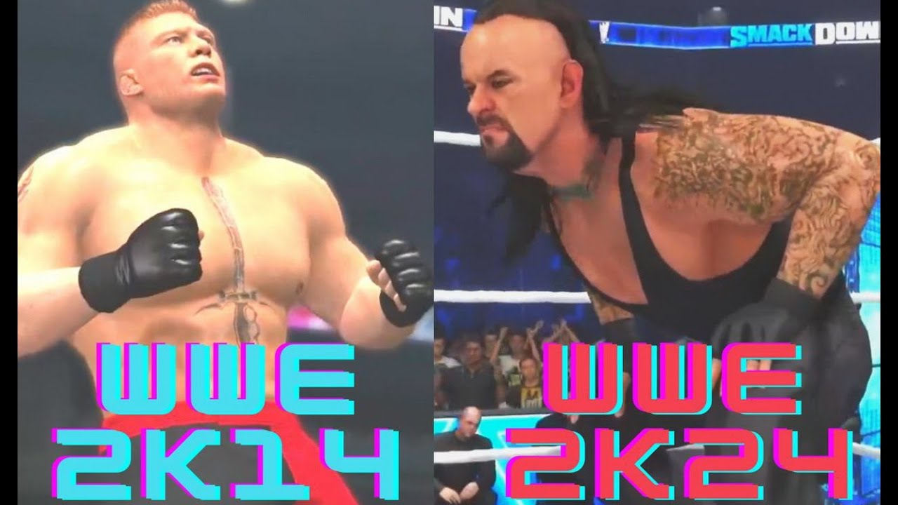 EVOLUTION OF WWE 2K GAMES (WWE 2K14 to WWE 2K24)